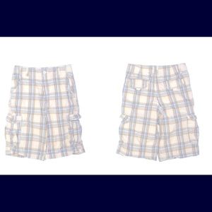 Urban Pipeline | White and blue plaid boy’s shorts